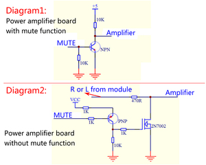 5V Mono Stereo Receiver <strong>Audio</strong> Module Output Universal 7 PIN Output Interface Speaker Amplifier - Product Image 5
