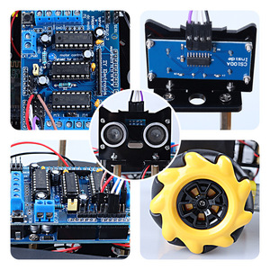 Rifornimento della fabbrica all'ingrosso di rotazione di 360 gradi Mcnamee ruota Smart Cart Kit di programmazione <span class=keywords><strong>Robot</strong></span> per <span class=keywords><strong>Arduino</strong></span>
