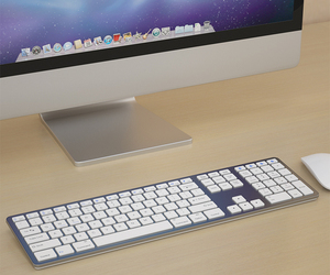 Oem Slim Best Multi Device 108鍵標準鍵盤マジックBluetoothコンピュータキーボードimac mac windowsアップル - Product Image 5