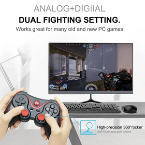 T3 X3 inalámbrico BT Gamepad Joystick Joypad controlador Game Pad para PS3 Playstation 3 P3 PC TV BOX ordenador teléfono inteligente con USB