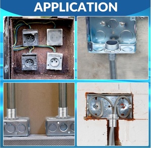 FMC Conduit için 3/8 \ "EMT vidalı geçmeli esnek düz konnektör çinko döküm Metal yalıtımlı kilit somunu boru bağlantı parçaları - Product Image 4