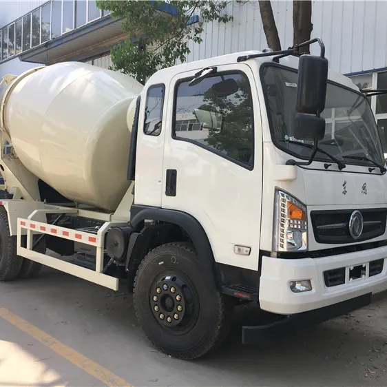 Mini camion mélangeur de béton, 3m3 4m3 5m3 6m3, petit camion mélangeur de transport DFAC