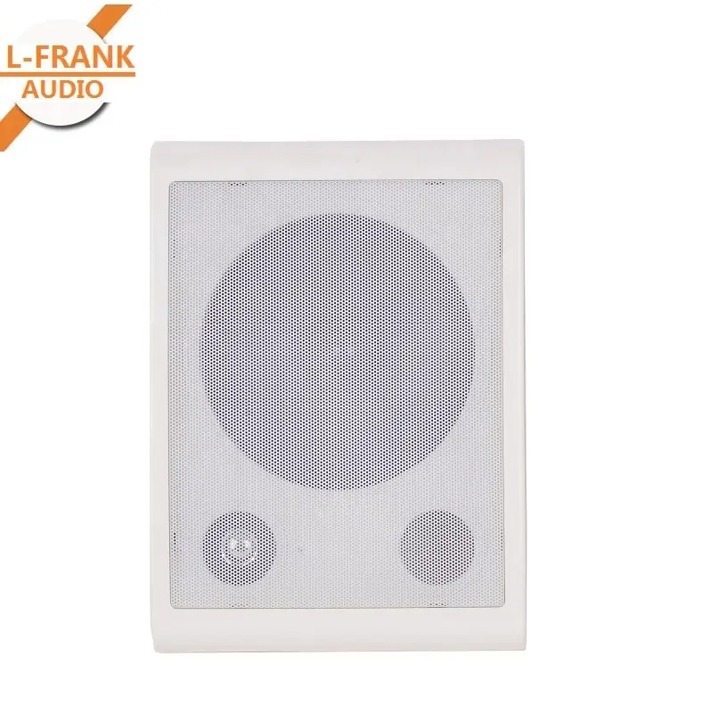 5 inch full range wall speaker in elegant white ABS cabinet, 5W/100V