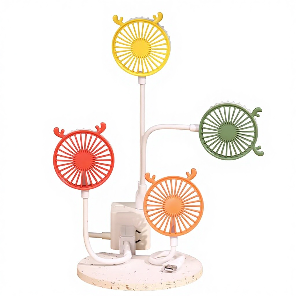 MIXXQ143244 Ventilateur électrique portable enfichable Fawn