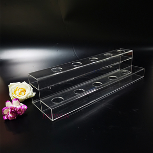 High Quality 2 <strong>Steps</strong> <strong>Counter</strong> Top <strong>Display</strong> Stand Clear Tiered Acrylic Retail <strong>Display</strong> Racks - Product Image 6