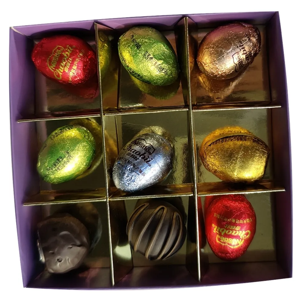 맞춤형 골판지 창 초콜릿 종이 포장 상자 초콜릿에 대한 투명 뚜껑 상자