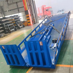 Logística descarga elevador auxiliar carga de contenedores nivelador de muelle hidráulico plataforma de carga y descarga móvil