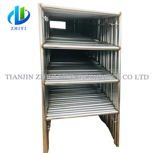 Construcción de construcción, andamio de bloqueo rápido, barra transversal de acero, sistema de andamio de Marco H para trabajo de pintura de gran altura de 15 metros - Product Image 5