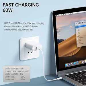 卸売1M 2M 3M 3 in 1 USB 2.0 C 48Vケーブル5AタイプC Usb急速充電ケーブルデータケーブル携帯電話用15 pro max to Android - Product Image 6