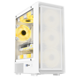 Lưới bảng điều chỉnh máy tính chơi Game trường hợp ATX đầy đủ tháp chơi game PC trường hợp Side Panel Glass Máy tính để bàn khung gầm - Product Image 3