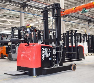 Dar koridor forklifti 4 yollu istifleyici dört yönlü 1.5t 2t 2.5t elektrikli forklift - Product Image 3