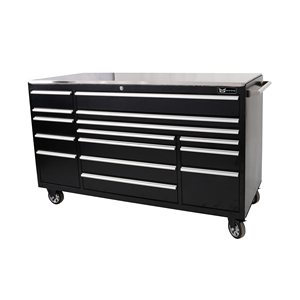 带脚轮的钢制工具箱轮工具柜箱五金工具箱 - Product Image 2