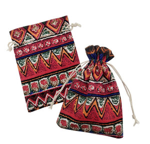 Enzhou-Bolsa de lino con cordón, bolso de lino con cordón, nuevo diseño - Product Image 4