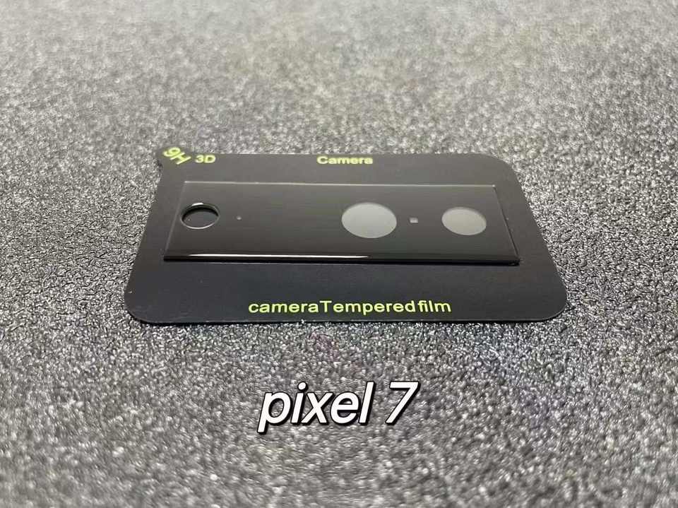 For Pixel 6A Camera Protector for Google Pixel 7 6 6 Pro Lens Protector 3D Silk Print Big Edge Camera Tempered Glass Protector