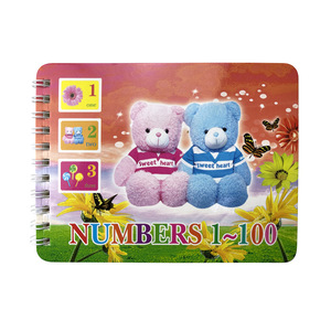 หนังสือการเรียนรู้เบื้องต้นสำหรับเด็กอายุ2-5ปีสมุดกิจกรรมเพื่อการศึกษาขดลวดตัวอักษรเลขคณิต - Product Image 3