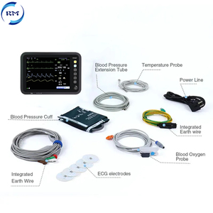 Ziekenhuisapparatuur Medische Machine 12.1 Inch Vitale Functies Monitor Met Standaard Cardiale Monitor Met Trolley Optioneel - Product Image 3