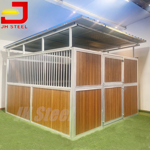 Prefabrik özel yapı at ahırlar çatı hızlı montaj binicilik tesisi ile veya olmadan çeşitli dolgu seçenekleri - Product Image 3