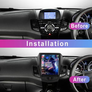 Podofo 9.7 Inch Android Car Stereo Car Radio for Ford <strong>Fiesta</strong> 2012-2015 With Carplay Android Auto GPS Wifi Hifi FM RDS MIC Camera - Product Image 5