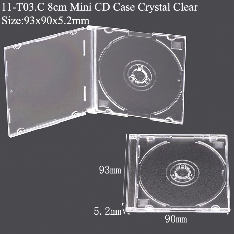 T03 5.2mm Mini CD Case Clear