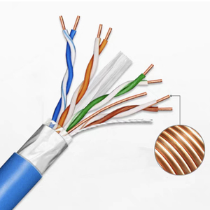 高品质<span class=keywords><strong>6</strong></span>类铜SFTP室内网络以太网<span class=keywords><strong>6</strong></span>类网络电缆<span class=keywords><strong>6</strong></span>类局域网以太网电缆