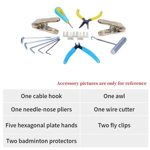 Máquina de encordado de raqueta exclusiva de Bádminton de peso caído con clip de mosca - Product Image 3