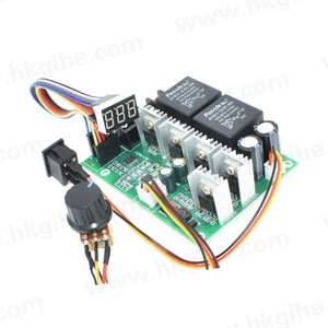 Venta caliente Pantalla LED digital 12V 24V 36V 48V 40A PWM DC Controlador de velocidad hacia adelante y hacia atrás con interruptor de motor hacia abajo - Product Image 1