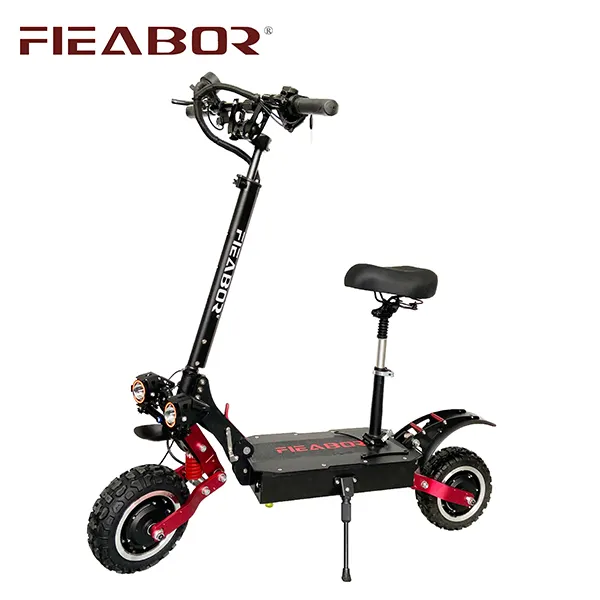Hot Sale China Electric Scooter 5600w E Kick Scooter Dual Motor Two wheel Foldable Electric Scooter with Seat