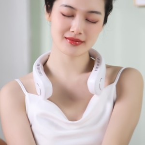 礼品用途2022新版本颈部悬挂风扇带<span class=keywords><strong>USB</strong></span>充电便携式颈部冷却风扇