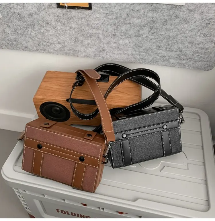 Fábrica por atacado suporte OEM ODM Custom LOGO New Suitcase Messenger Bag Qualidade Luxo Men's Box Bag