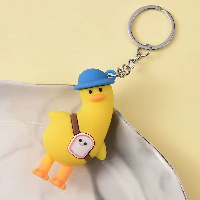 Crooked neck duck blue hat style