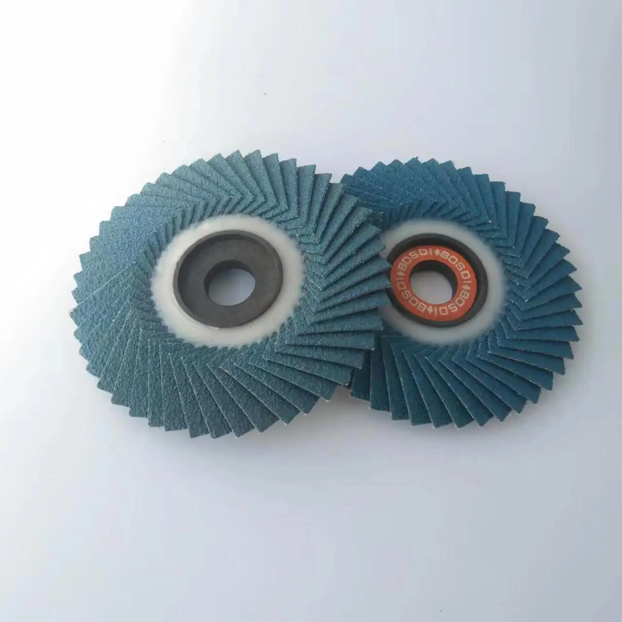 BOSDI T27 T29 Flexible Flower Flap Disc Flat Abrasive Cloth Wheel Wood Grinding Flap Disc Blue