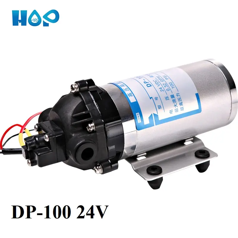 Bomba de diafragma jato de água de alta pressão, bomba de diafragma hop DP-100 24v, peças de reposição para bomba de diafragma para lavar carro