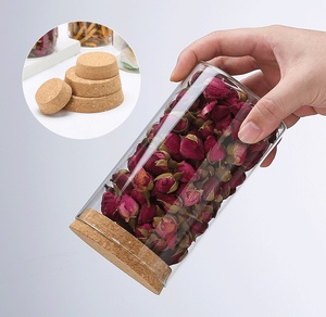 Daji Hydro Hot Bán nút chai nắp thủy tinh lưu trữ chum với kích thước khác nhau phù hợp với cho trà cà phê rò rỉ bằng chứng container thực phẩm - Product Image 4