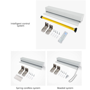 Smart <strong>Windows</strong> Cordless Electric Zebra Blinds Wifi App Smart Control Motorized <strong>with</strong> <strong>Built</strong>-In Installation Plain Technique - Product Image 4