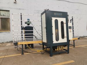 זכוכית התזת חול מכונה JGPS16/זכוכית חול פיצוץ/זכוכית מלטש macine/זכוכית מכונה