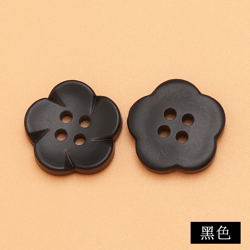 10 # black 18mm - flowers - 10#black