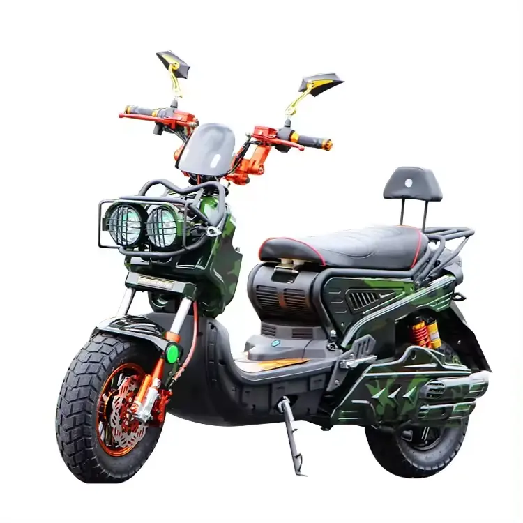 Fábrica de fabricación china Precio al por mayor Estilo popular 1200W Motocicleta eléctrica Motor fuerte Potencia 72V/20AH E-bike para la venta