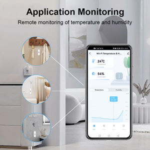 WALE Mehrfach nutzungs optionen Wifi-Temperatur-und Feuchtigkeit sensor Smart Home-Produkt Arbeiten Sie mit der Tuya App Google Assistant Control - Product Image 2