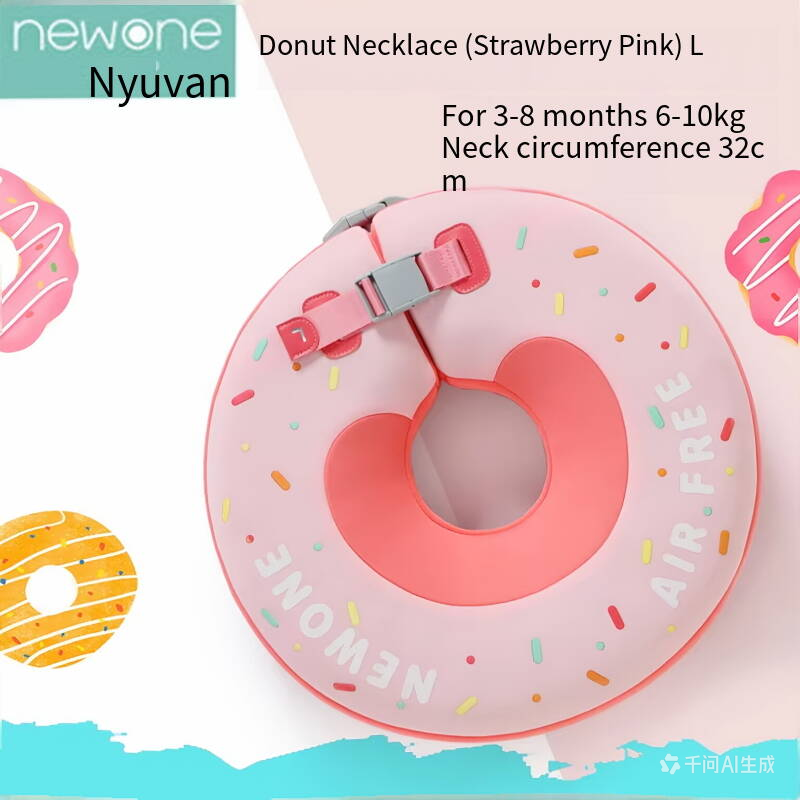 Donut neck collar, pink, medium size