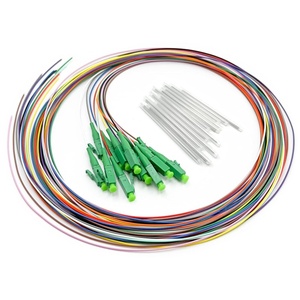 Sonlandırılmamış 6/12 fibere sıcak satış LC/APC ceketsiz renk kodlu Single tek modlu PVC(OFNR) 0.9mm Fiber optik lif - Product Image 4