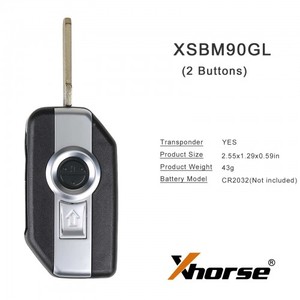 Xhorse กุญแจอัจฉริยะสำหรับรถจักรยานยนต์ B-M-W XSBM90GL XM38พร้อมชิป8A เปลือกปุ่ม3ปุ่ม - Product Image 6