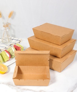 กล่องเบอร์เกอร์แบบย่อยสลายได้กล่องบรรจุสลัดซูชิแบบครั้งเดียว - Product Image 5