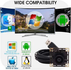 ELP IMX415 4K 30FPS Webcam Mini Raspberry PI USB-Kamera modul mit 100 Grad Keine Verzerrung für Bild verarbeitung ELP-USB4K03-V100 - Product Image 4