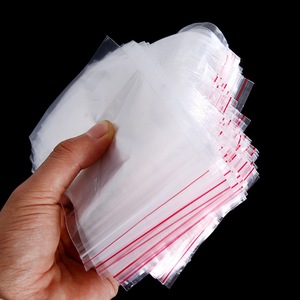 ประเทศจีนโรงงานตัวอย่างฟรี Ziplock ซิปซิปล็อค Reclosable พลาสติกโพลีถุงใส - Product Image 3