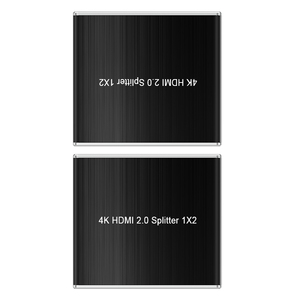 4K 1x2 HDMI 2.0 Splitter Scaler 4K@60 <strong>4</strong>:<strong>4</strong>:<strong>4</strong> 8bit HDR Scaler <strong>Output</strong> hdmi Splitter 4K <strong>1</strong> <strong>Input</strong> 2 <strong>Output</strong> - Product Image 4