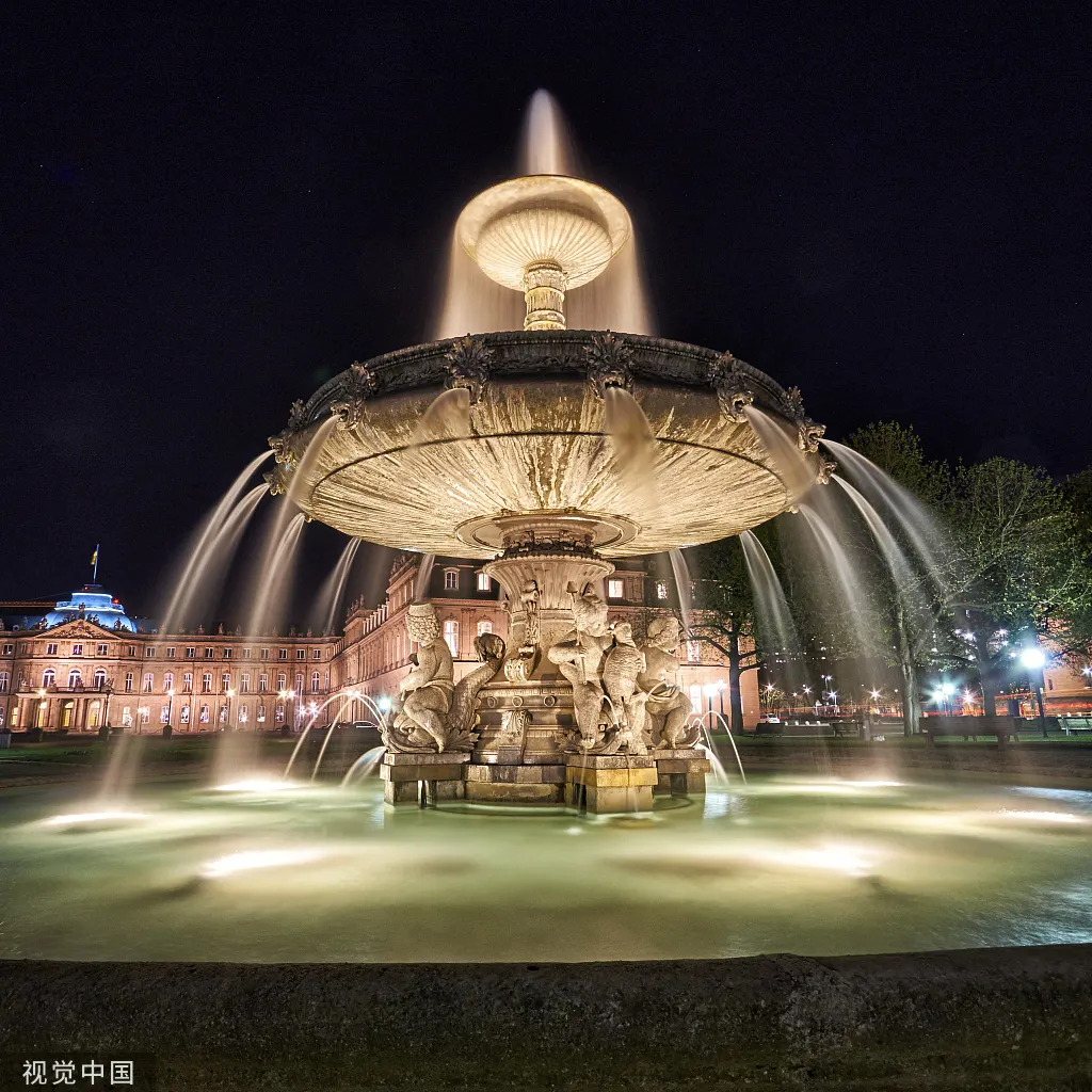 Grande dimensione all'aperto pietra e marmo su misura scultura fontana caratteristica dell'acqua all'aperto