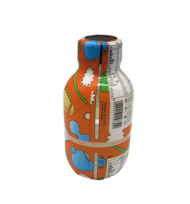 Petg etiqueta de manga encolhedora para pet, etiqueta personalizada impressa de plástico envoltório de manga encolhedora para garrafas de bebida