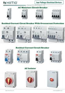 HIITIO minyatür devre kesici 6A 10A 16A 20A 25A 32A 40A 50A 63A DC MCB 1P/2P/3P/4P devre kesici - Product Image 5
