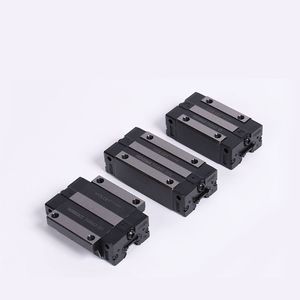 Juego de rieles deslizantes lineales de montaje bajo, deslizador de guía CNC, bloque lineal ajustable de aluminio, serie EGH