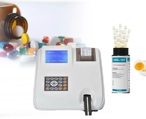 Nước tiểu kiểm tra Dải nước tiểu <span class=keywords><strong>Analyzer</strong></span> máy bán tự động phát hiện hộ gia đình y tế 12 thường xuyên nước tiểu xét nghiệm W-200 con người/thú y - Product Image 1